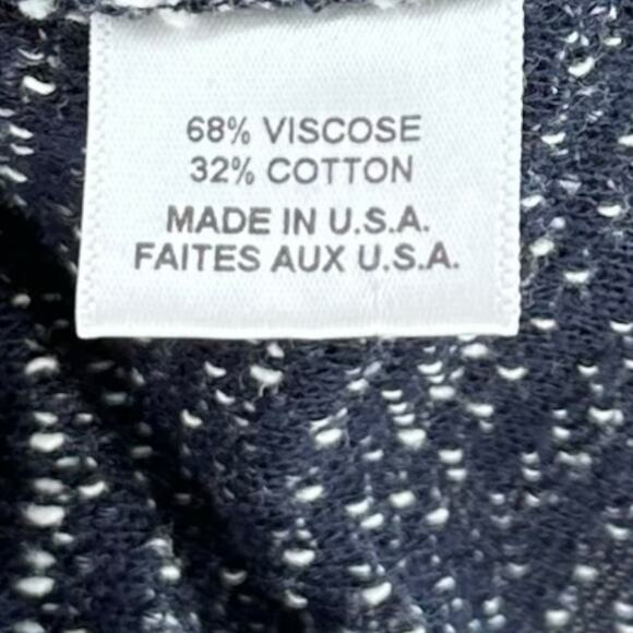 MISA LOS ANGELES Karine Blue Fringe Pullover Sweater Women's Size XS Navy Chic - Picture 5 of 6